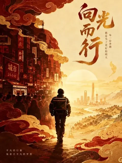 黄果AI短剧《废柴逆袭：从外卖小哥开始》封面 - 都市逆袭热门短剧