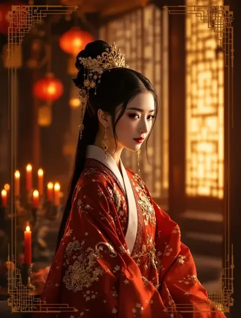 黄果AI短剧《穿越之凤临天下》封面 - 古装宫廷热门短剧